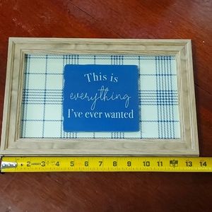 Farmhouse style sign